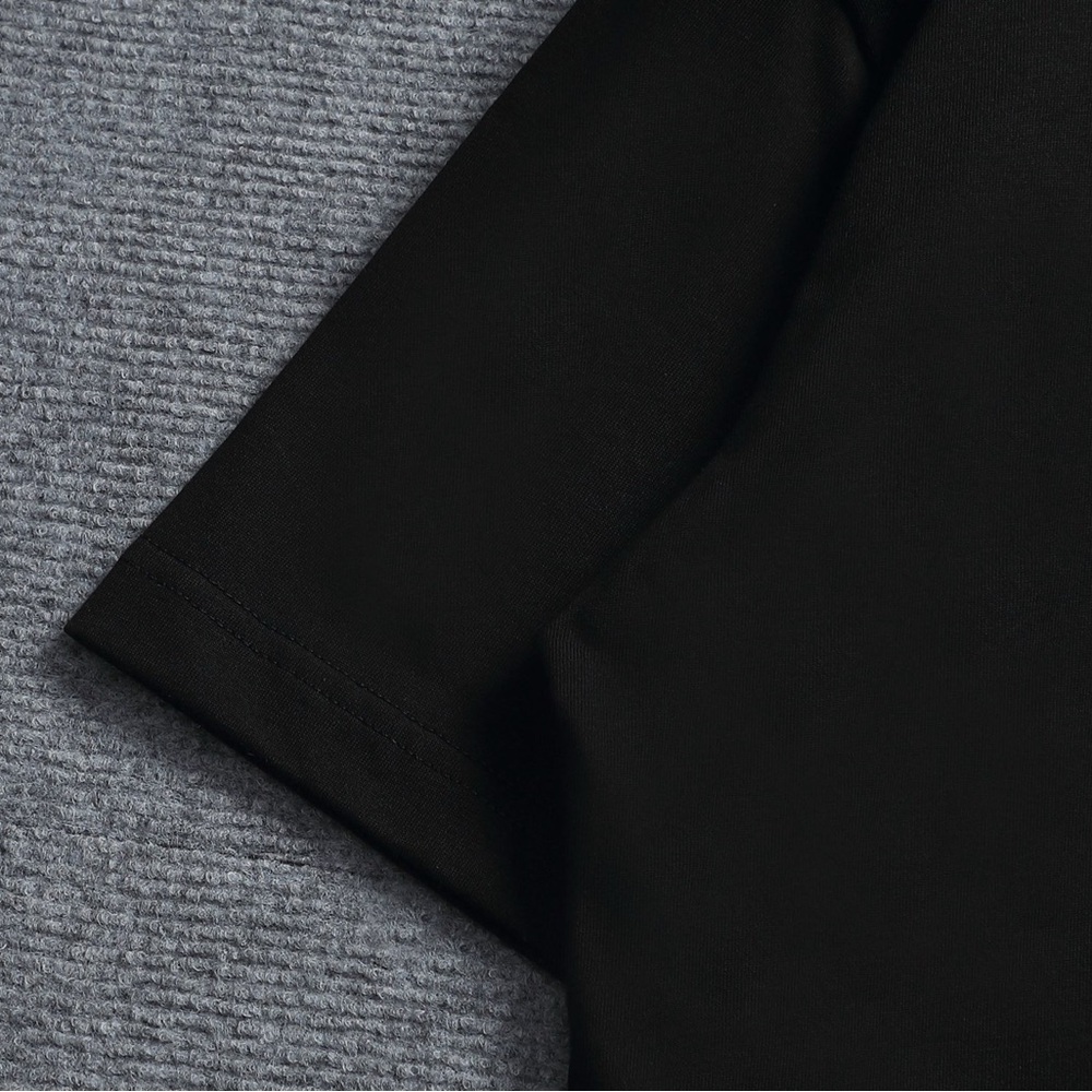 AMIRI Black Tee with White Graphic Logo - Picture 6 of 9